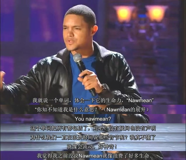 特雷弗·诺亚：非裔美国人剧照的剧照