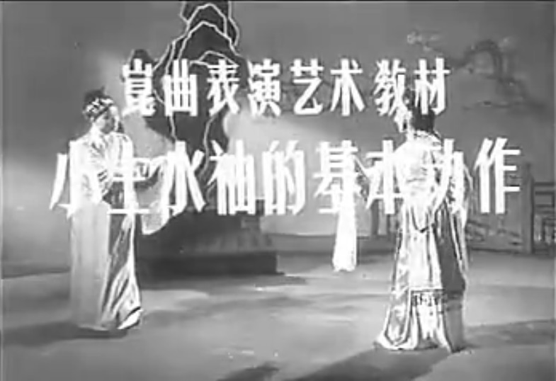 小生水袖的基本动作——昆曲表演艺术教材剧照的剧照