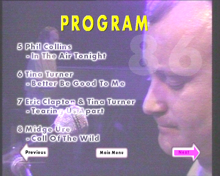 1986年王子基金音乐会剧照的剧照