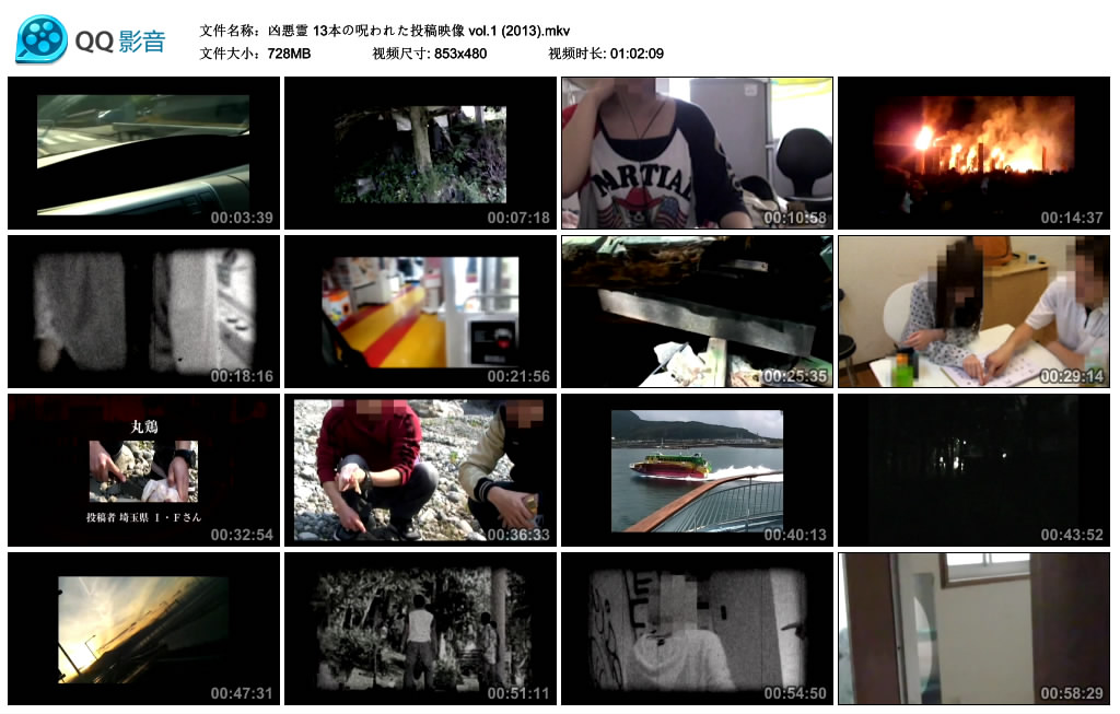 凶悪霊 13本の呪われた投稿映像 Vol.1剧照的剧照