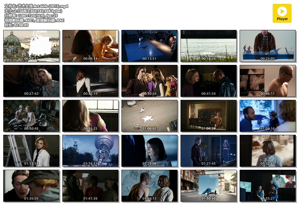 艺术女孩剧照的剧照