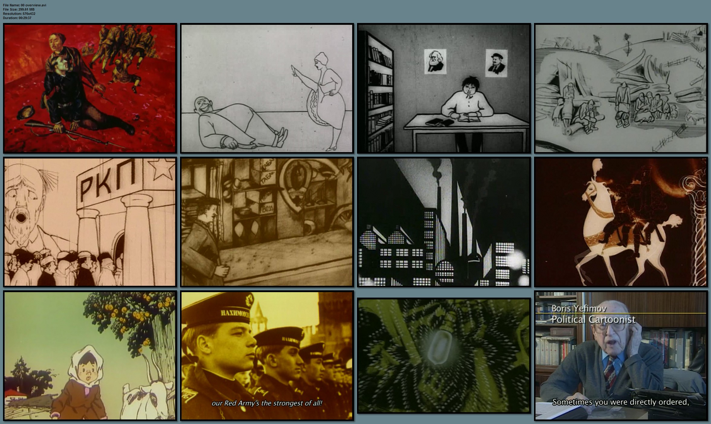 前苏联政治宣传动画辑剧照的剧照