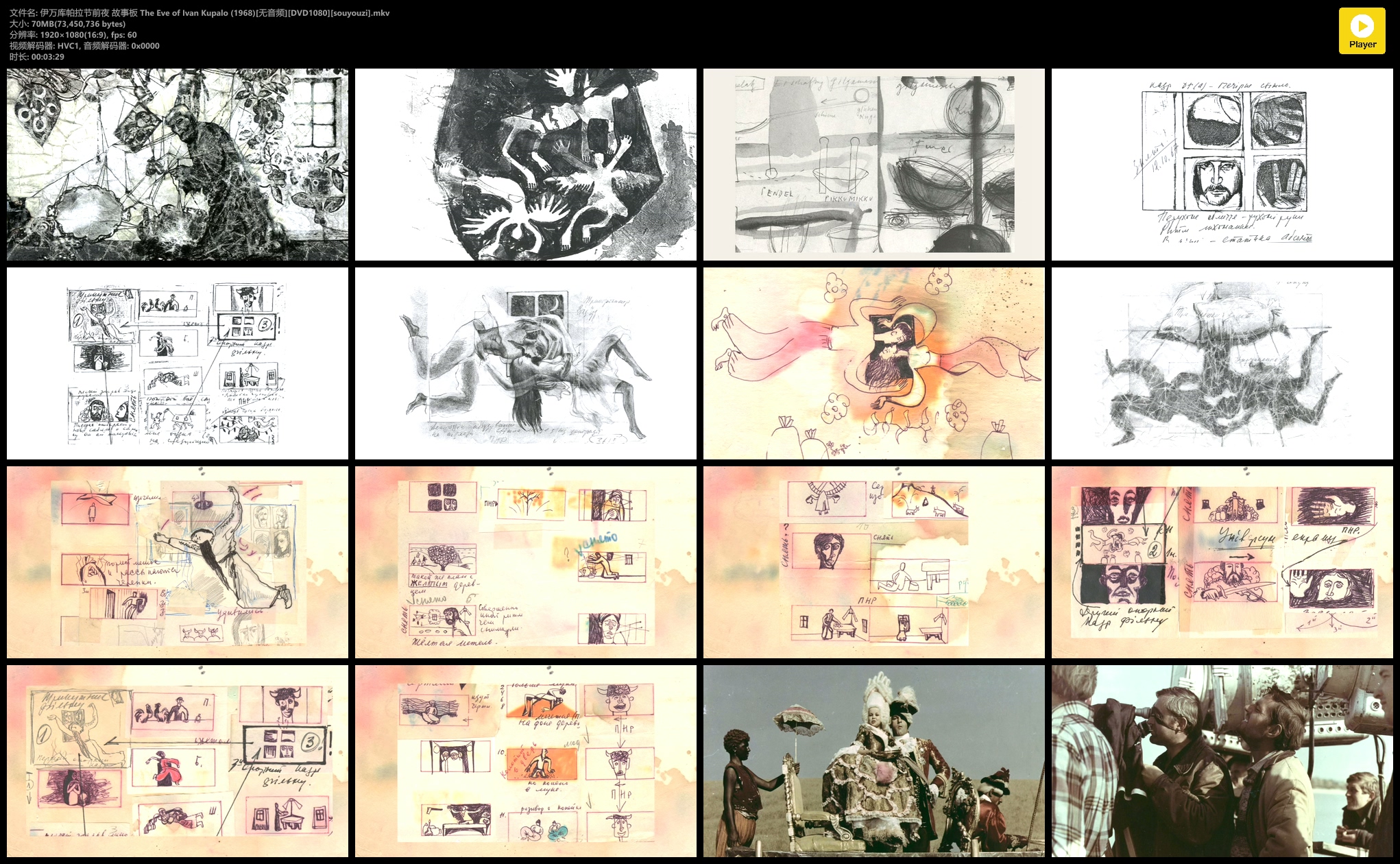 伊万库帕拉节前夜剧照的剧照